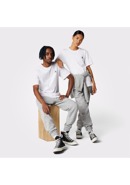 Go-To Star Chevron Standard-Fit Unisex Beyaz T-Shirt.102 fiyatları