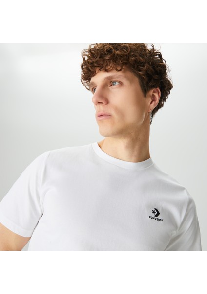 Go-To Star Chevron Standard-Fit Unisex Beyaz T-Shirt.102