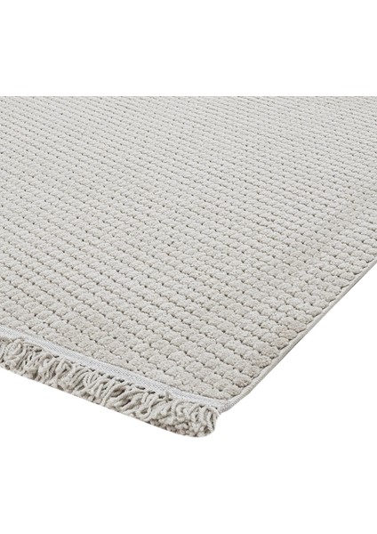 Ecesk Çizgili Gri Mikrofiber Dikdörtgen Modern Desenli Akrilik Hav Vermeyen Leke Tutmayan Kolay Temizlenen Yumuşak Makine Salon Yolluk Mutfak Halı modelleri