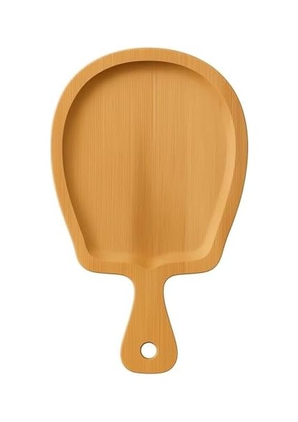 High-Tech Bambu Sunum Tabağı - Doğal Ahşap Servis Tahtası, Şık Saplı Sunum Tepsisi, Çevre Dostu Mutfak Ürünü, Kahvaltı ve Atıştırmalık Için Ideal, Leke Tutmaz - Eko Tasarım fiyatları