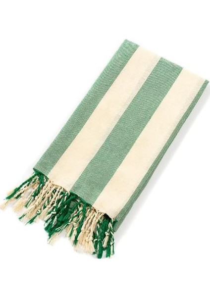 Peştemal Banyo Havlusu Plaj Havlusu Yeşil