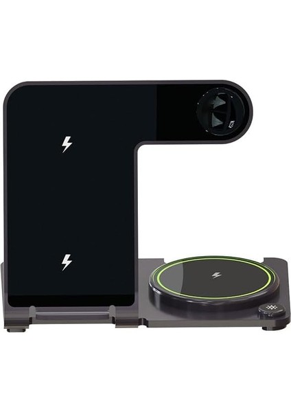 AG-W11 15W 3 In 1 Wireless Şarj Istasyonu