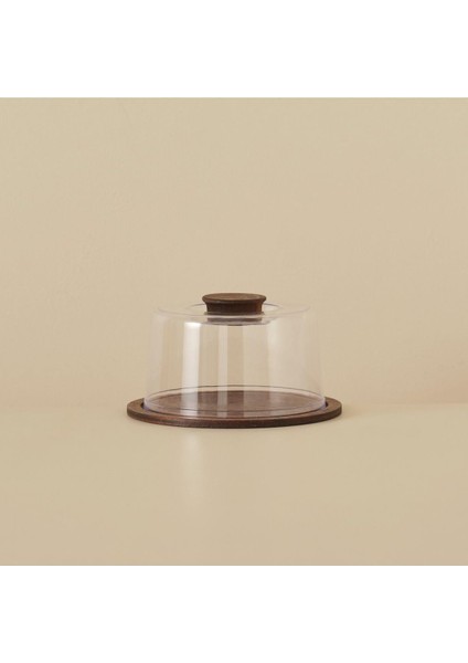 Maison Nora Ahşap Kek Fanusu, Natural, 16