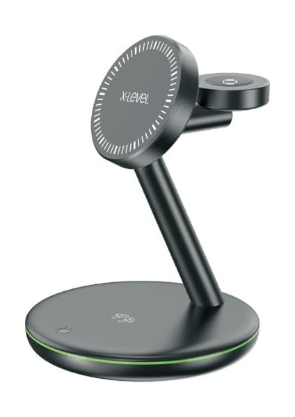 X-Multimag Iphone/ Watch/airpods Ile Uyumlu Magsafe Özellikli 3 In 1 Kablosuz Şarj Istasyonu, 33W Hızlı Şarj, Aynı Anda 3 Cihaz Şarj Etme, Araç ve Masaüstü KULLANIM,XC4053 Siyah fiyatları