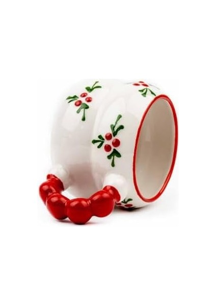 Desenli El Boyama Kabartma Desen Krem Parlak Harmoni Kupa - El Işçiliği Hediyelik Kupa fiyatları