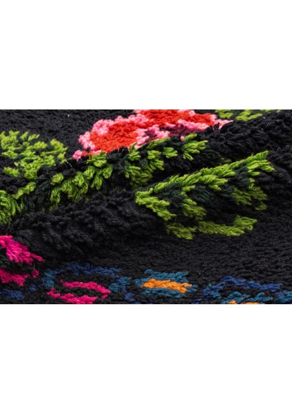 Iskece Kırmızı Eskitme Yün Modern Desenli Yün Hav Toz Vermez Leke Tutmayan Salon Yolluk Mutfak El Dokuma Halı fiyatları