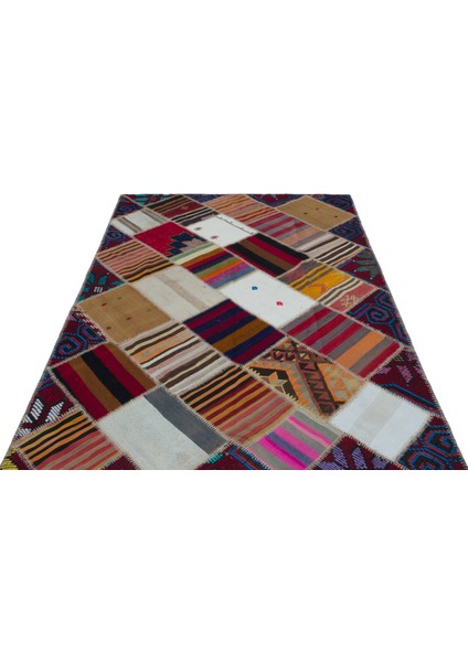 Atina Kırmızı Eskitme Yün Modern Desenli Yün Hav Toz Vermez Leke Tutmayan Salon Yolluk Mutfak El Dokuma Halı fiyatları