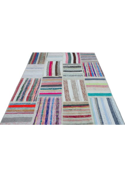 Iskece Bej Patchwork Yün Modern Desenli Yün Hav Toz Vermez Leke Tutmayan Salon Yolluk Mutfak El Dokuma Halı fiyatları