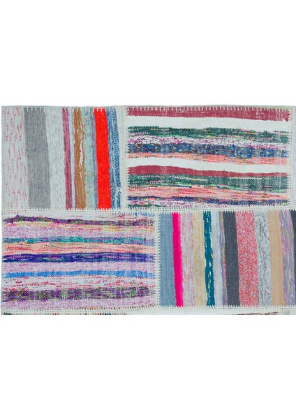 Iskece Bej Patchwork Yün Modern Desenli Yün Hav Toz Vermez Leke Tutmayan Salon Yolluk Mutfak El Dokuma Halı fırsatları