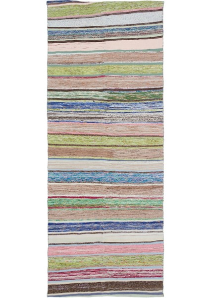 Atina Kırmızı Göbekli Yün Modern Desenli Yün Hav Toz Vermez Leke Tutmayan Salon Yolluk Mutfak El Dokuma Halı