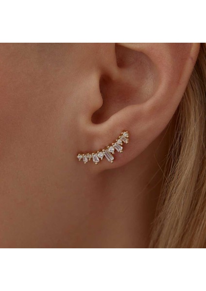 Bagetli Örüntü Küpe