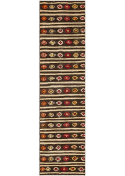 Teselya Bej Çiçekli Yün Modern Desenli Yün Hav Toz Vermez Leke Tutmayan Salon Yolluk Mutfak El Dokuma Halı