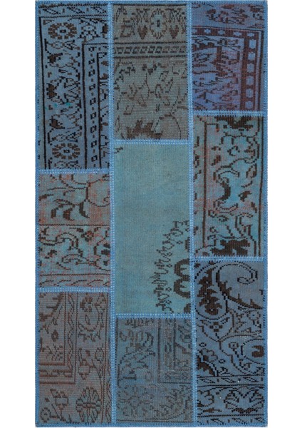 Kavala Kırmızı Göbekli Yün Modern Desenli Yün Hav Toz Vermez Leke Tutmayan Salon Yolluk Mutfak El Dokuma Halı