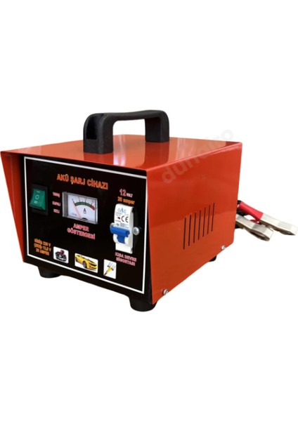 Akü Şarj Cihazı 12 V 20 Amper Sigortalı