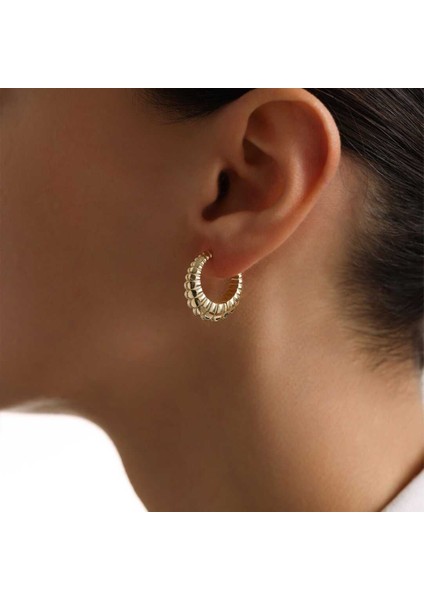 Bold Deniz Kabuğu Küpe