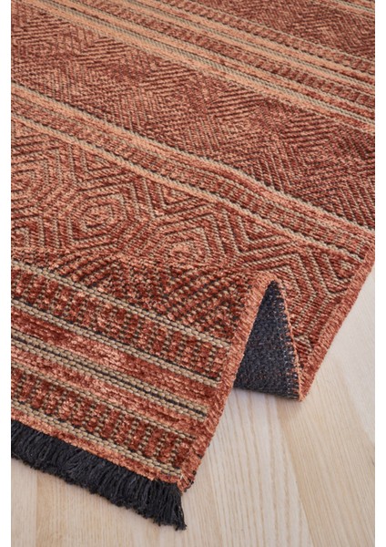 Atlanta Kiremit Geometrik Etnik Modern Desenli Hav Vermeyen Leke Tutmayan Kolay Temizlenen Yumuşak Makine Salon Yolluk Mutfak Halı indirimleri