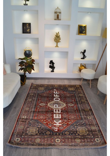 Drom Dokuma Taban Makinede Yıkanabilen Kilim Kaymaz Şönil Iran Halısı Keep Off Yazılı Halı modelleri