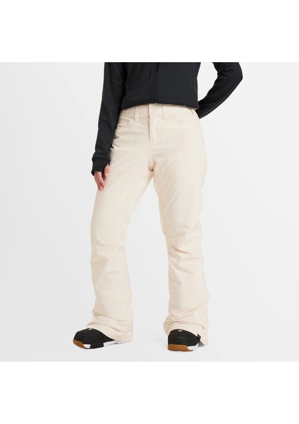 Regular Fit Krem Kadın Kayak Pantolonu ERJTP03277BACKYARD Pt