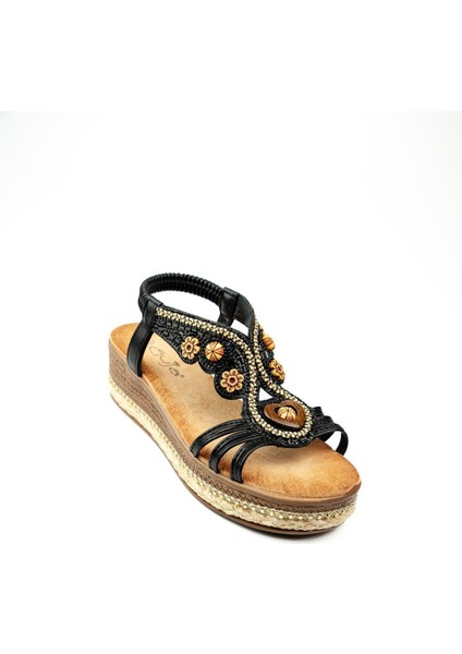 171 Siyah Kadın Sandalet