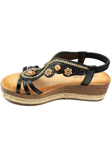 171 Siyah Kadın Sandalet modelleri