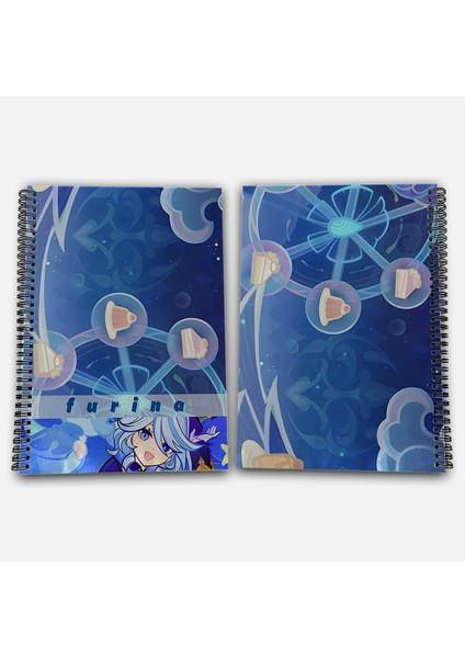 Genshin Impact Furina Kareli A4 Okul Defteri 72 Yaprak