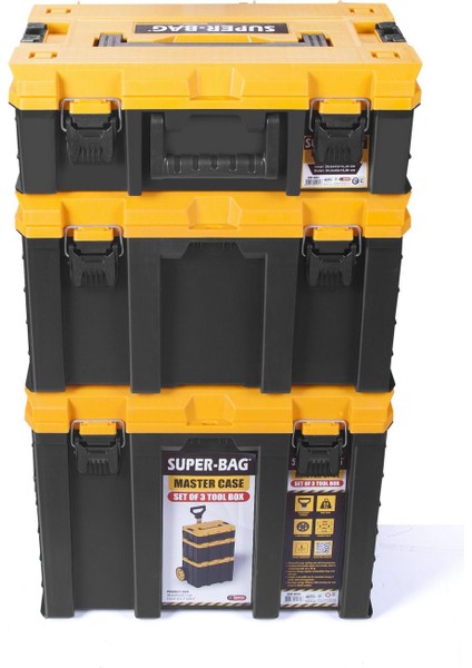 Master Case-S-M-L ( 3'lü Set) (Yeni)