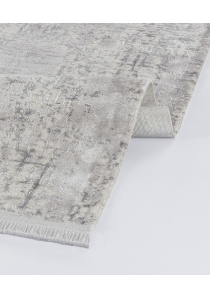 Venita Gri Düz Etnik Modern Desenli Viskon Hav Vermeyen Leke Tutmayan Kolay Temizlenen Yumuşak Makine Salon Yolluk Mutfak Halı fırsatları