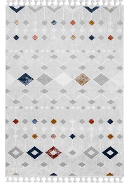 Melsan Geometrik Gri Polyester Dikdörtgen Modern Desenli Akrilik Hav Vermeyen Leke Tutmayan Kolay Temizlenen Yumuşak Makine Salon Yolluk Mutfak Halı fırsatları