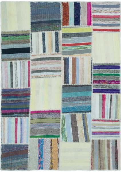 Teselya Bej Eskitme Yün Modern Desenli Yün Hav Toz Vermez Leke Tutmayan Salon Yolluk Mutfak El Dokuma Halı