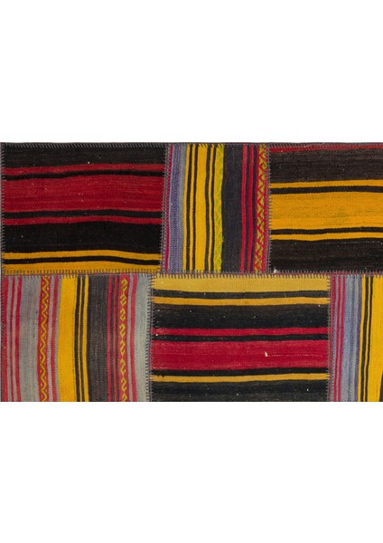 Girit Yeşil Çizgili Yün Modern Desenli Yün Hav Toz Vermez Leke Tutmayan Salon Yolluk Mutfak El Dokuma Halı fırsatları