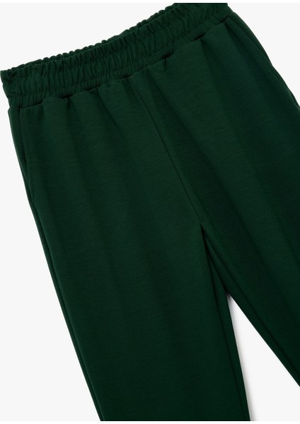 Yüksek Bel Rahat Kalıp Şardonlu Jogger Eşofman Altı modelleri