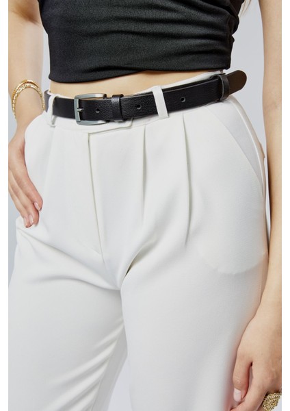 %100 Hakiki Deri Klasik Şık Kadın Kemeri 2,5 cm modelleri