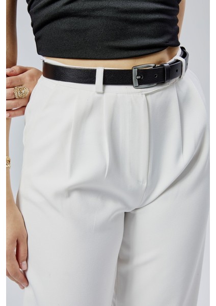 %100 Hakiki Deri Klasik Şık Kadın Kemeri 2,5 cm fırsatları