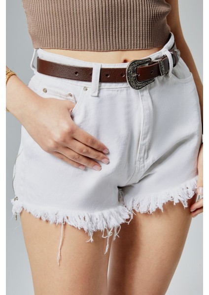 %100 Hakiki Kadın Kemeri 2,5 cm Şık Antik Gümüş Toka Desenli Kemer fırsatları