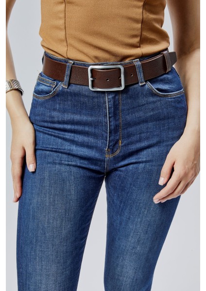 %100 Hakiki Deri Şık Kadın Kemeri 4 cm fiyatları