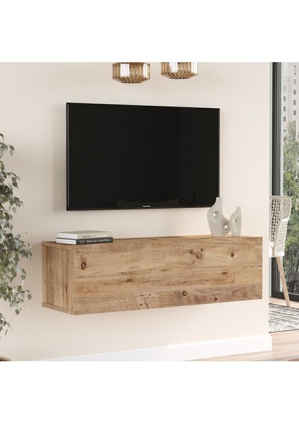 Aven Tv Ünitesi Tv Sehpası Kapaklı 100CM Çam AVE12-A