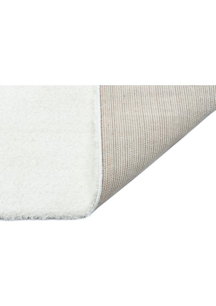 Ebenthal Beyaz Shaggy Etnik Modern Desenli Pamuk Hav Vermeyen Leke Tutmayan Kolay Temizlenen Yumuşak Makine Salon Yolluk Mutfak Halı fırsatları