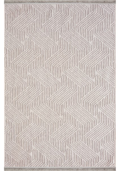 Xitlaltepec Bej Modern Etnik Desenli Hav Vermeyen Leke Tutmayan Kolay Temizlenen Yumuşak Makine Salon Yolluk Mutfak Halı fırsatları