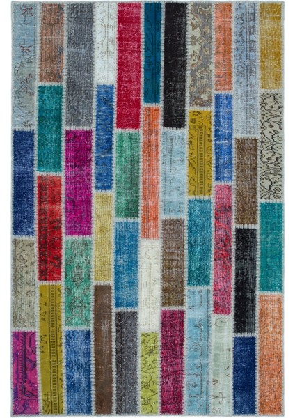 Atina Mor Eskitme Yün Modern Desenli Yün Hav Toz Vermez Leke Tutmayan Salon Yolluk Mutfak El Dokuma Halı