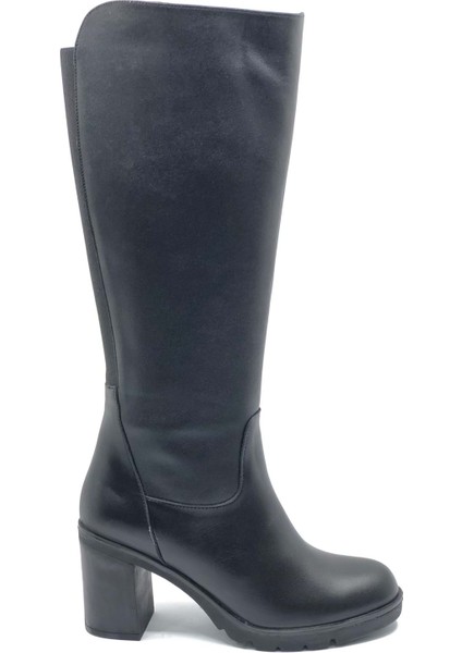 Jabuka Hakiki Deri Ortopedik Topuklu Kadın Çizme fiyatları