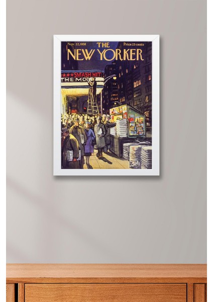 The New Yorker Çerçeveli Tablo November 22 1958 - Ertesi Sabah Tablosu fiyatları