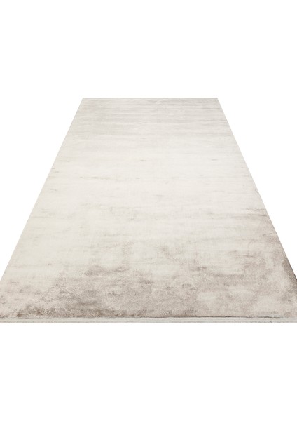 Khushi Modern Gümüş Viskon Dikdörtgen Modern Desenli Akrilik Hav Vermeyen Leke Tutmayan Kolay Temizlenen Yumuşak Makine Salon Yolluk Mutfak Halı