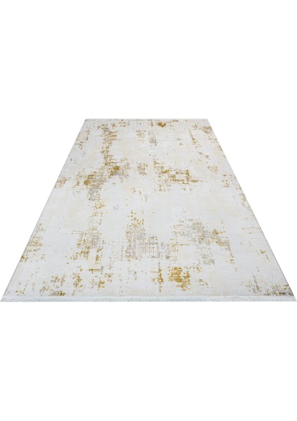 Eve Modern Krem Akrilik Kare Modern Desenli Akrilik Hav Vermeyen Leke Tutmayan Kolay Temizlenen Yumuşak Makine Salon Yolluk Mutfak Halı fiyatları