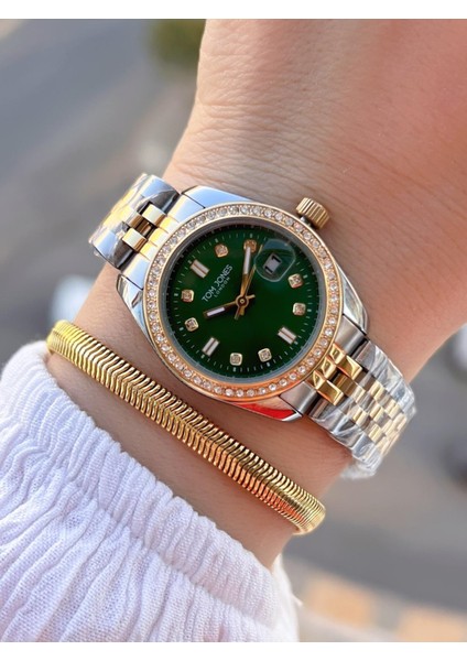 Çelik Kordon Kararma Renk Atma Yapmaz 3 Atm Suya Dayanıklı Kadın Kol Saati BTJ.YN.10020.4