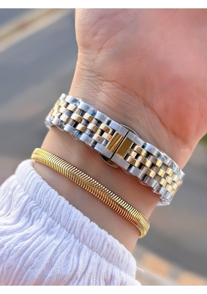 Çelik Kordon Kararma Renk Atma Yapmaz 3 Atm Suya Dayanıklı Kadın Kol Saati BTJ.YN.10020.4 modelleri