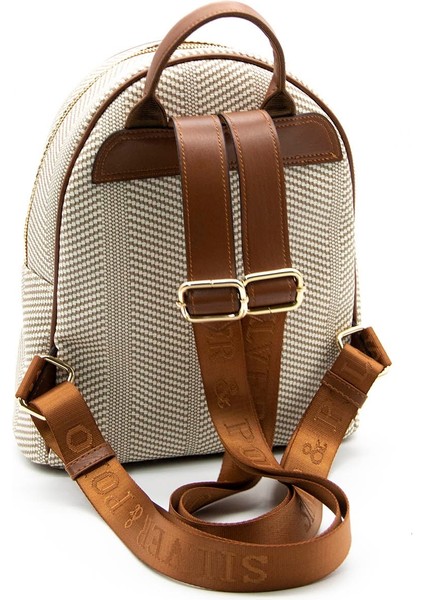 Silver & Polo Bej - Taba SP1062 Kadın Sırt Çantası fırsatları