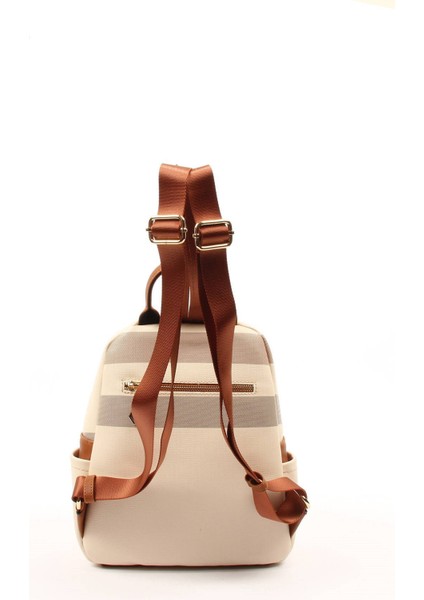 Silver & Polo Krem - Taba SP906 Kadın Sırt Çantası fırsatları