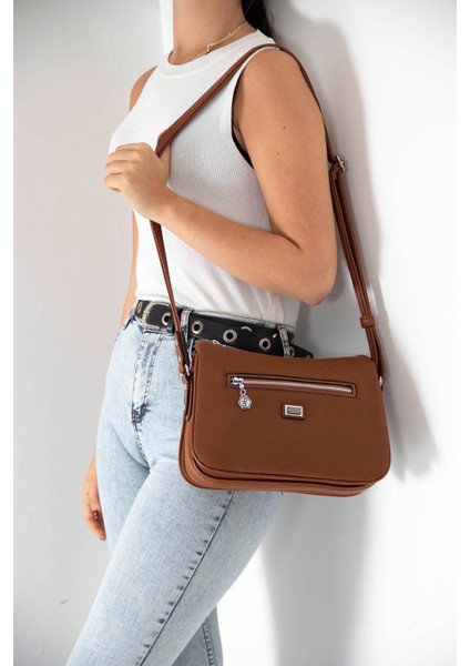 Silver & Polo Taba - Taba SP818 Kadın Çapraz Çanta