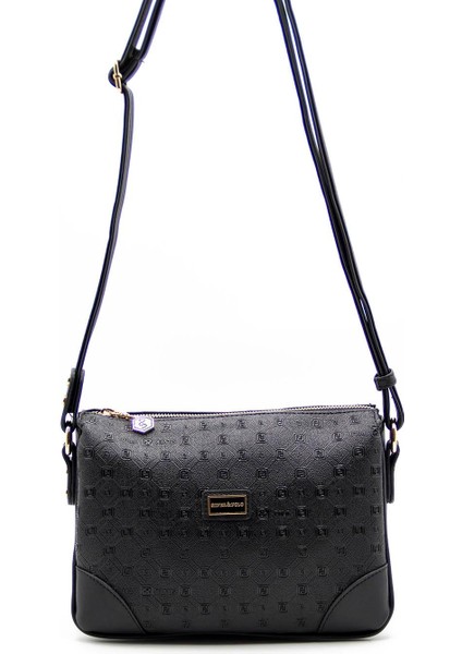 Silver & Polo Siyah - Siyah SP784 Kadın Çapraz Çanta