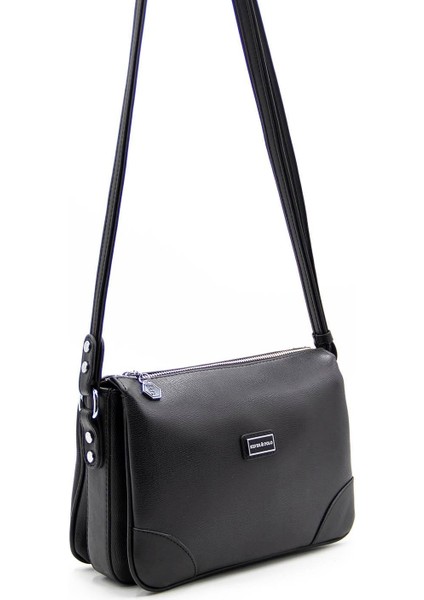 Silver & Polo Siyah - Siyah SP784 Kadın Çapraz Çanta fiyatları